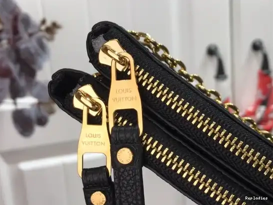 Rep ladies POCHETTE LOUIS DOUBLE ZIP VUITTON 0519